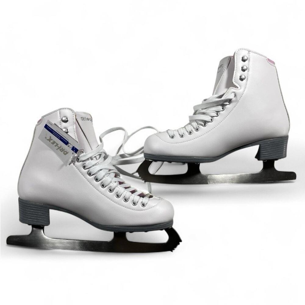 Riedell 114W stride white figure skates